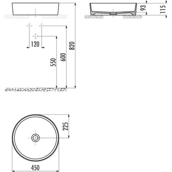 Раковина-чаша Creavit Loop 45 см LP145 - 3 Раковина-чаша Creavit Loop 45 см LP145 фото 3