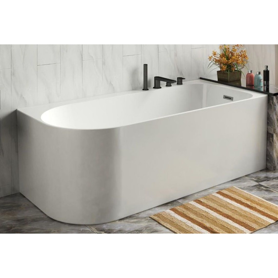 Ванна акриловая Azario Luton 170x80 см R LUT17080 с каркасом фото 6