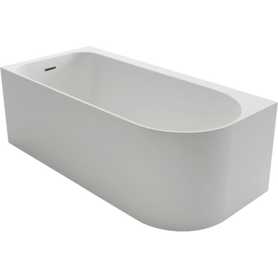 Ванна акриловая Azario Luton 170x80 см L LUT17080 с каркасом фото 