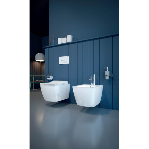 Унитаз подвесной безободковый Creavit Elegant EG321.00100 - 3 Унитаз подвесной безободковый Creavit Elegant EG321.00100 фото 3