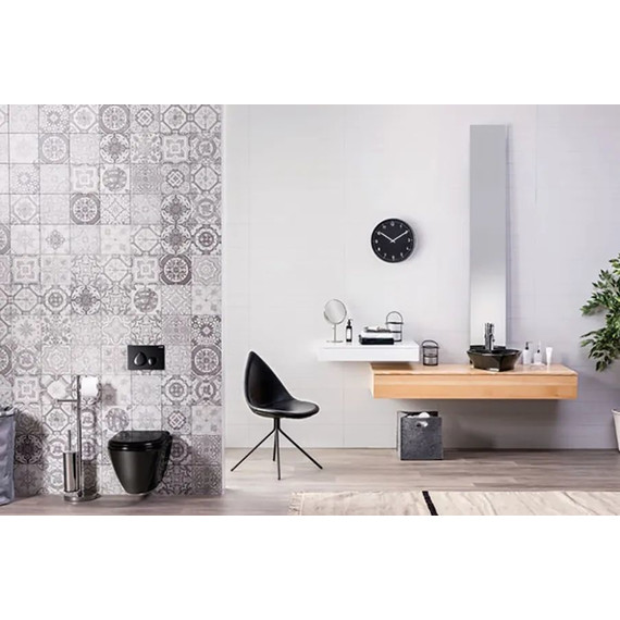 Унитаз-биде подвесной Creavit Single TP325.40000, черный фото 3