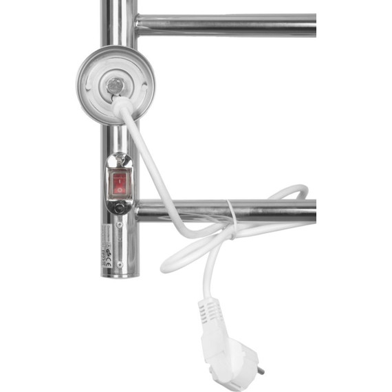 Полотенцесушитель электрический Domoterm Аврора с полкой П10 500х900 мм (возможность скрытого подключения) EK R фото 3