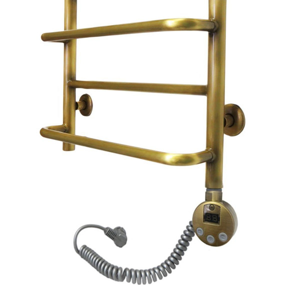 Полотенцесушитель электрический Domoterm Орфей АБР П5 500х700 мм ER, цвет античная бронза фото 3