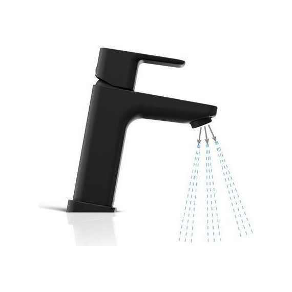 Смеситель для раковины Ravak 10° Free TD F 012.20 X070148, чёрный матовый - 3 Смеситель для раковины Ravak 10° Free TD F 012.20 X070148, чёрный матовый фото 3