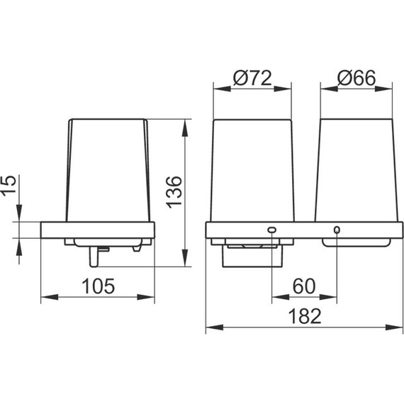 Дозатор для жидкого мыла со стаканом Keuco Edition 11 11153019000 фото 2