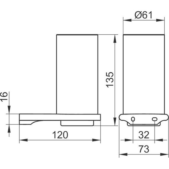 Стакан для зубных щеток Keuco Edition 400 11550139000, цвет хром чёрный - 2 Стакан для зубных щеток Keuco Edition 400 11550139000, цвет хром чёрный фото 2