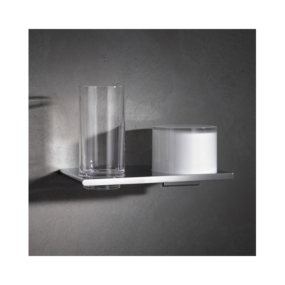 Дозатор для жидкого мыла со стаканом Keuco Edition 400 11553019000 фото 2