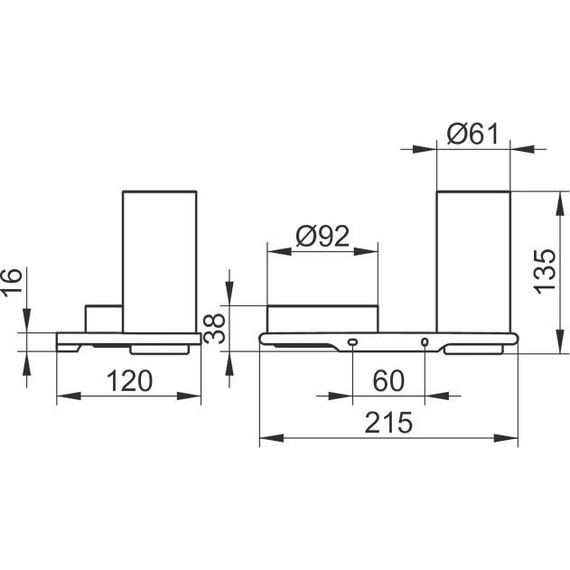 Стакан для зубных щеток Keuco Edition 400 11554139000, цвет хром чёрный фото 3