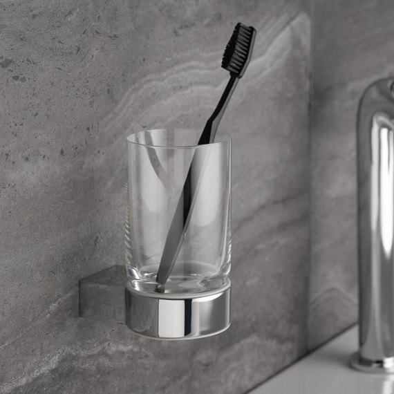 Стакан для зубных щеток Keuco Plan 14950010100, цвет хром фото 2