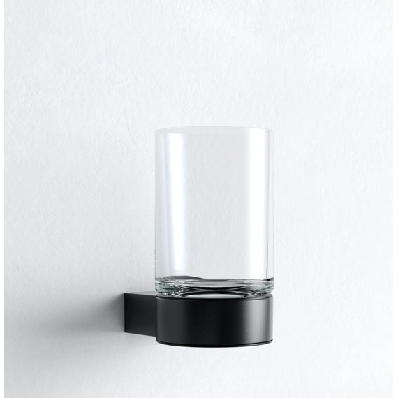 Стакан для зубных щеток Keuco Plan 14950379000, цвет чёрный матовый фото 3