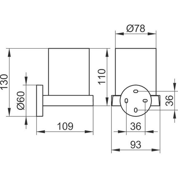 Стакан для зубных щеток Keuco Edition 90 19050019000 фото 7