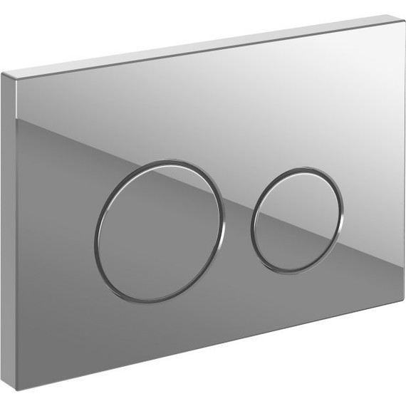 Кнопка смыва Cersanit Twins A63523, хром глянцевый фото 2