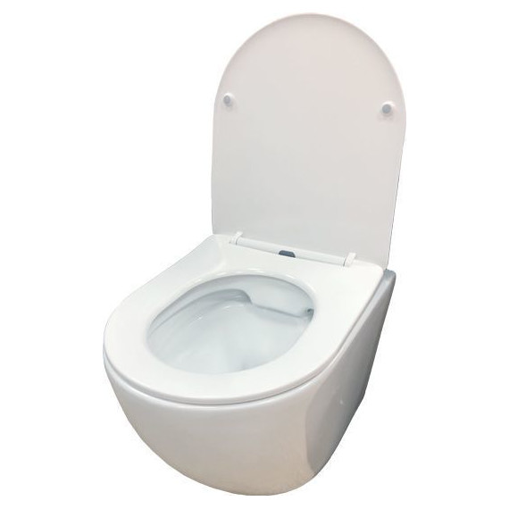 Унитаз подвесной безободковый Comforty 103 с крышкой микролифт - 2 Унитаз подвесной безободковый Comforty 103 с крышкой микролифт фото 2