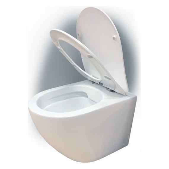 Унитаз подвесной безободковый Comforty 103 с крышкой микролифт - 4 Унитаз подвесной безободковый Comforty 103 с крышкой микролифт фото 4