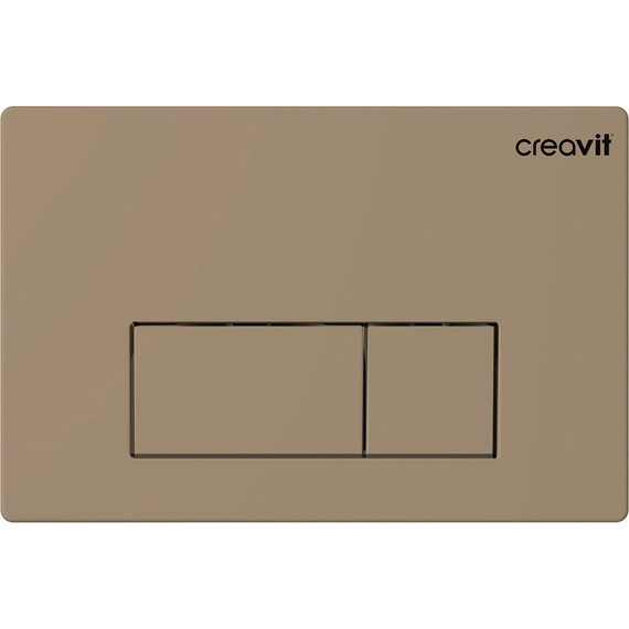 Кнопка смыва Creavit Arc GP8002.06, капучино матовый фото 