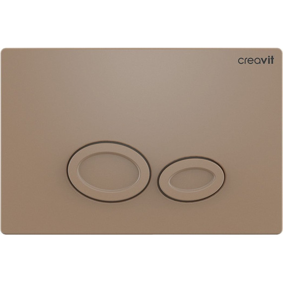 Кнопка смыва Creavit Drop GP2002.06, капучино матовый фото 