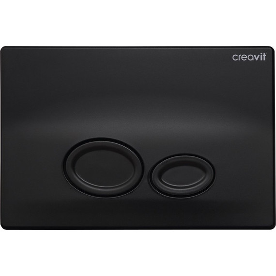 Кнопка смыва Creavit Drop GP2002.01, черный матовый фото 