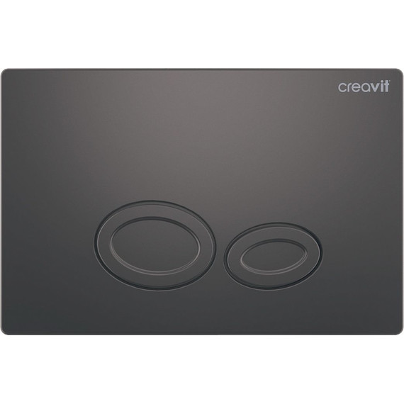 Кнопка смыва Creavit Drop GP2002.04, антрацит матовый фото 