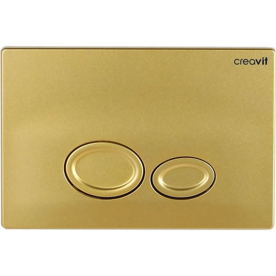 Кнопка смыва Creavit Drop GP2006.00, золото фото 
