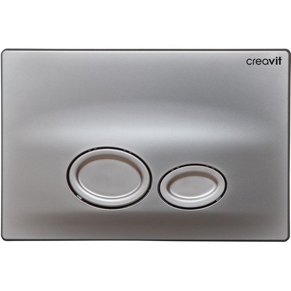 Кнопка смыва Creavit Drop GP2002.00, серый матовый фото 