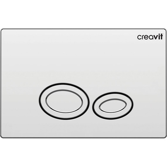 Кнопка смыва Creavit Drop GP2004.00, хром глянец фото 