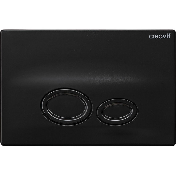 Кнопка смыва Creavit Drop GP2002.02, черный глянец фото 