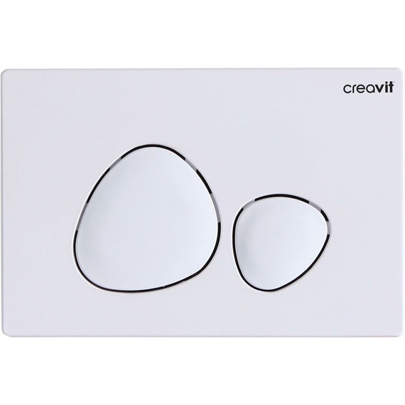 Кнопка смыва Creavit Spa GP7001.00, белый фото 