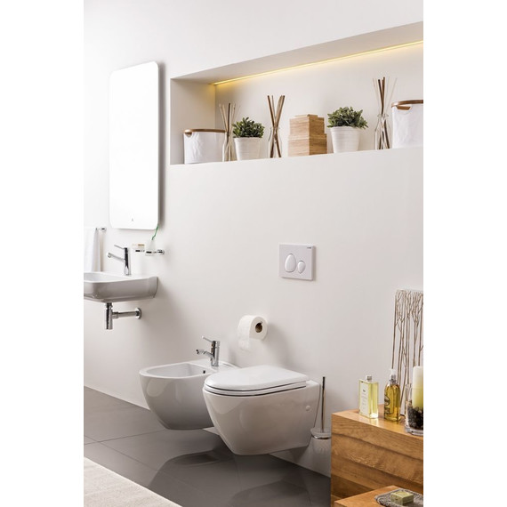 Кнопка смыва Creavit Spa GP7001.00, белый фото 2