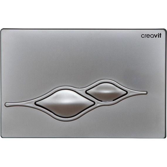 Кнопка смыва Creavit Ufo GP1002.00, серый матовый фото 