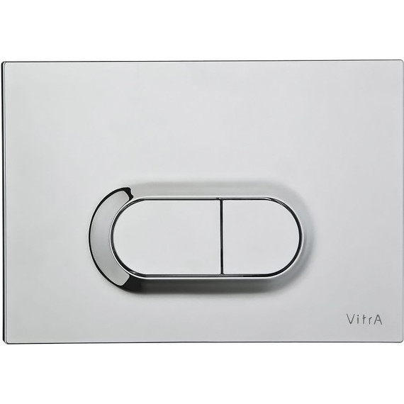 Кнопка смыва Vitra Loop O 740-0940, нержавеющая сталь фото 