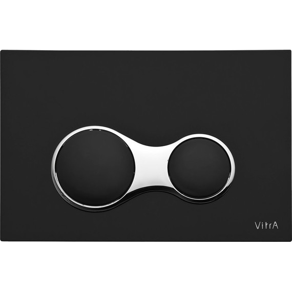 Кнопка смыва Vitra Sirius 740-0411, черный матовый фото 
