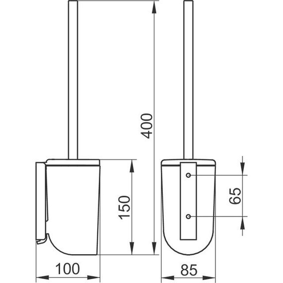 Ёршик для унитаза Keuco Elegance 11664010100 - 5 Ёршик для унитаза Keuco Elegance 11664010100 фото 5