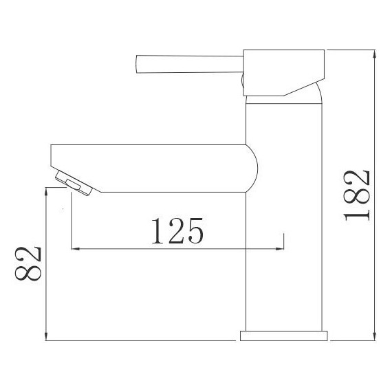 Смеситель для раковины Comforty FC018A-CMT, черный матовый фото 8