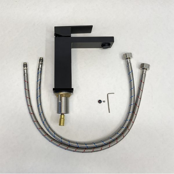 Смеситель для раковины Comforty FC045A-CMT, черный матовый фото 6