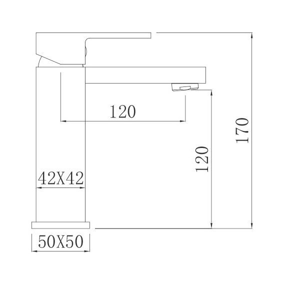 Смеситель для раковины Comforty FC045A-CMT, черный матовый фото 8