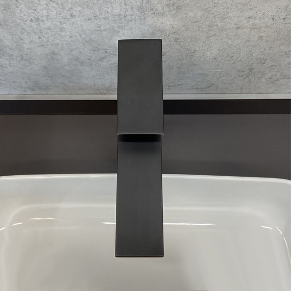 Смеситель для раковины высокий Comforty FC045B-CMT, черный матовый фото 4