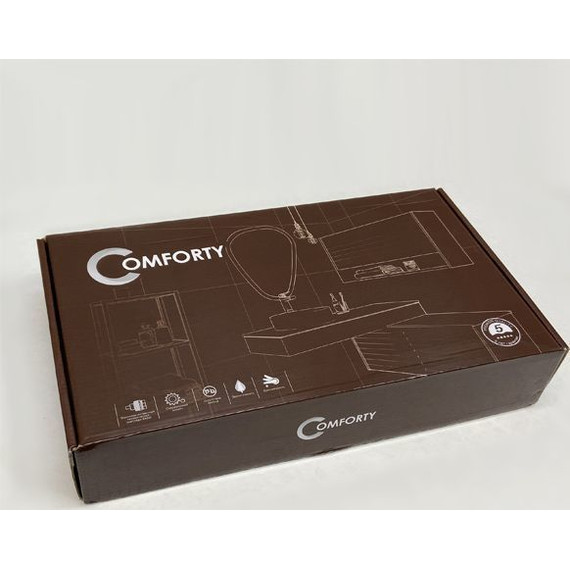 Смеситель для раковины высокий Comforty FC045B-CMT, черный матовый фото 7