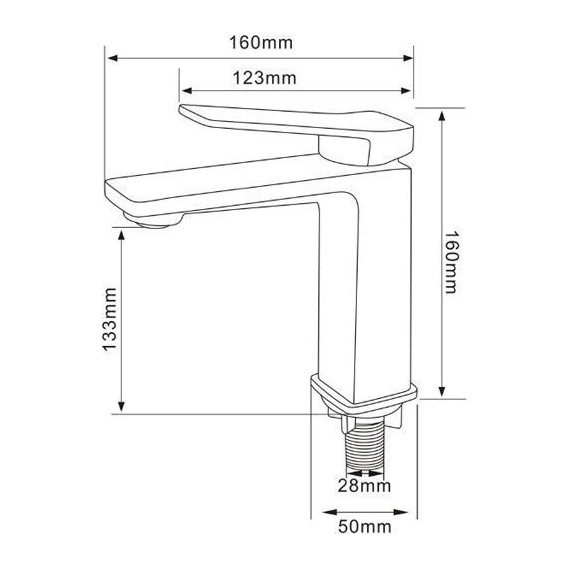 Смеситель для раковины Comforty FC071A-CCT, Цвет производителя: хром фото 8