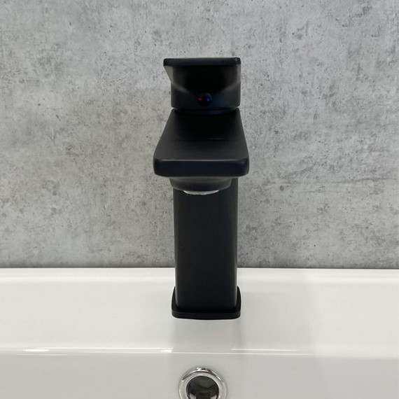 Смеситель для раковины Comforty FC071A-CMT, черный матовый, Цвет производителя: чёрный матовый фото 3