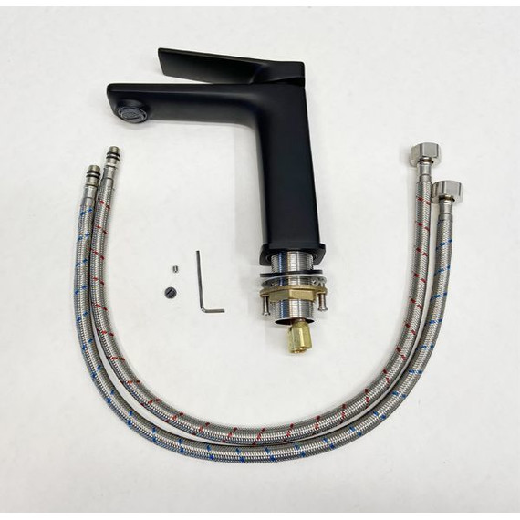 Смеситель для раковины Comforty FC071A-CMT, черный матовый, Цвет производителя: чёрный матовый фото 5