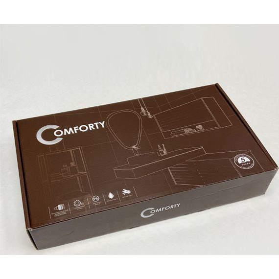 Смеситель для раковины высокий Comforty FC071B-CMT, черный матовый, Цвет производителя: чёрный матовый фото 6