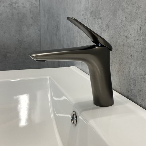 Смеситель для раковины Comforty FC074A-CGT, графит, Цвет производителя: оружейная сталь фото 2