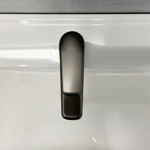 Смеситель для раковины Comforty FC074A-CGT, графит, Цвет производителя: оружейная сталь фото 4