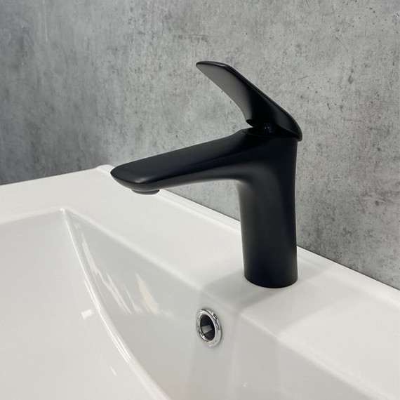 Смеситель для раковины Comforty FC074A-CMT, черный матовый, Цвет производителя: чёрный матовый фото 2