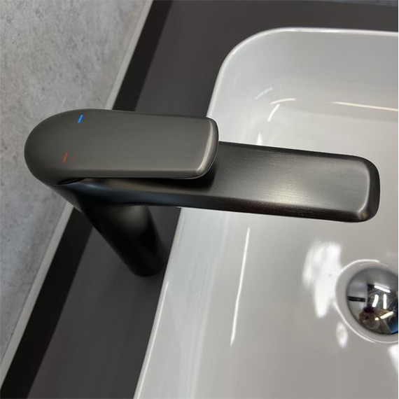 Смеситель для раковины высокий Comforty FC074B-CGT, графит, Цвет производителя: оружейная сталь фото 4