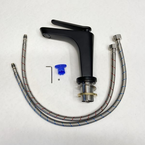 Смеситель для раковины Comforty FC088A-CMT, черный матовый фото 9