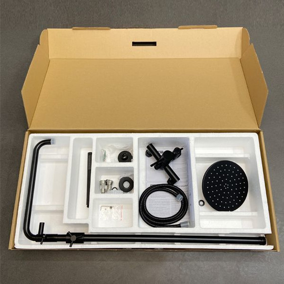 Душевая стойка Comforty FF018W-CMT, черный матовый фото 9