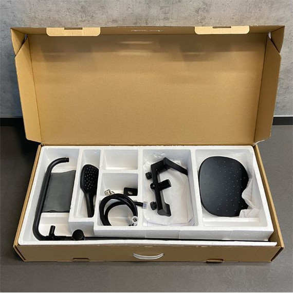 Душевая стойка Comforty FF071R-CMT, черный матовый - 10 Душевая стойка Comforty FF071R-CMT, черный матовый фото 10