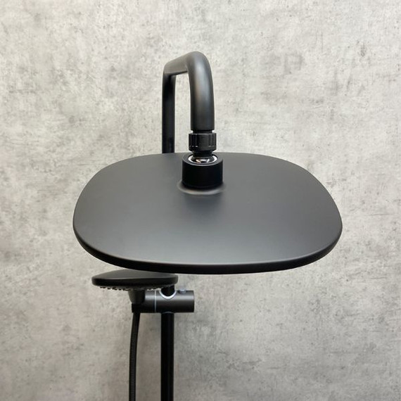 Душевая стойка Comforty FF071R-CMT, черный матовый - 3 Душевая стойка Comforty FF071R-CMT, черный матовый фото 3