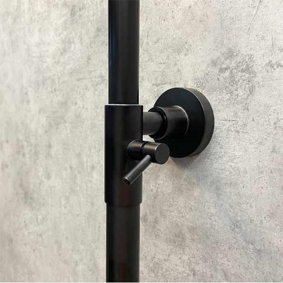 Душевая стойка Comforty FF071R-CMT, черный матовый - 4 Душевая стойка Comforty FF071R-CMT, черный матовый фото 4